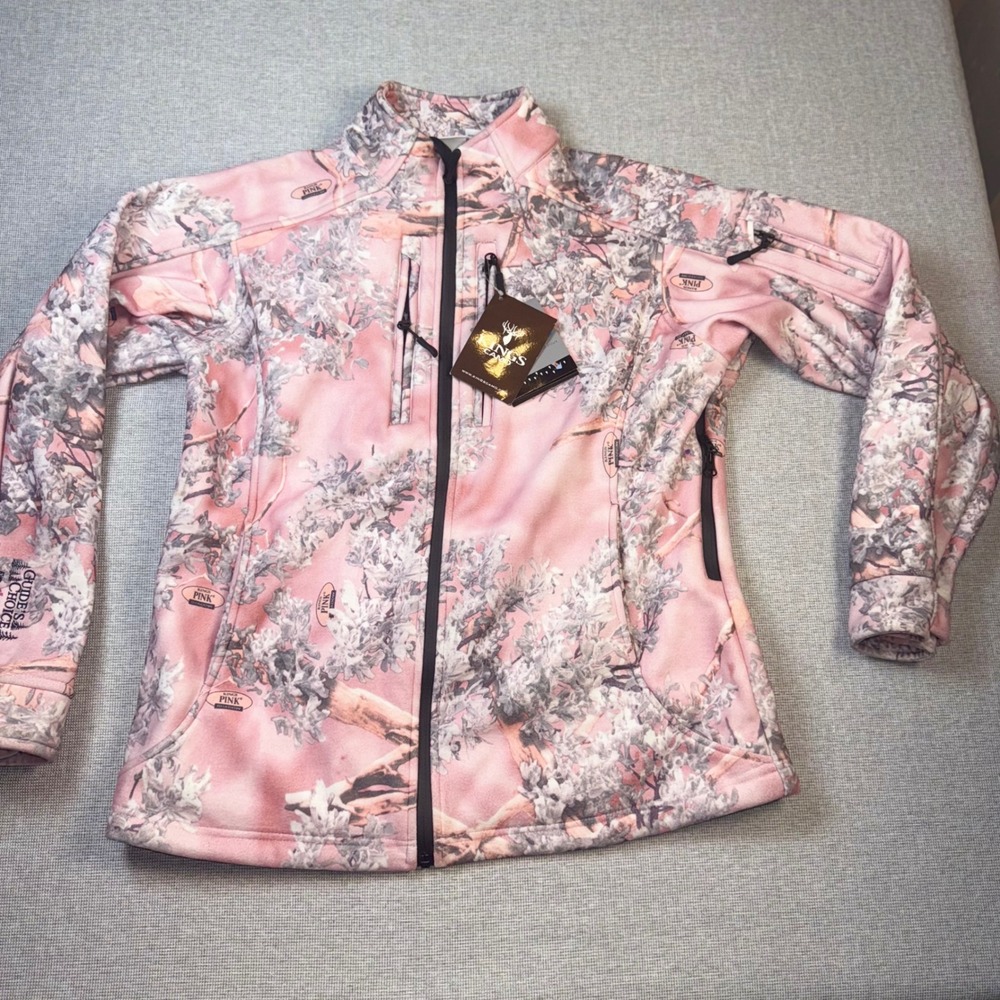 Guides Choice Pink Camo Hunting Jacket Womens XL Kings Shadow Pro-Tex GCW-1056PS